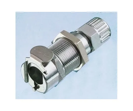63-7324-78 Straight Hose Coupling Coupling Body - Valved, Panel Mount, Brass LCD12006