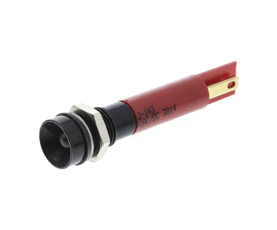 63-6587-89 RS PRO Red Indicator, 24 V ac/dc, 8mm Mounting Hole Size, Solder Tab Termination, IP67 212-143
