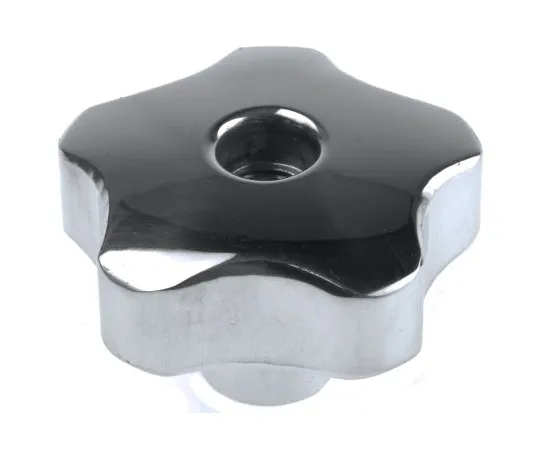 63-6666-98 RS PRO Silver Multiple Lobes Clamping Knob, M12 478-618