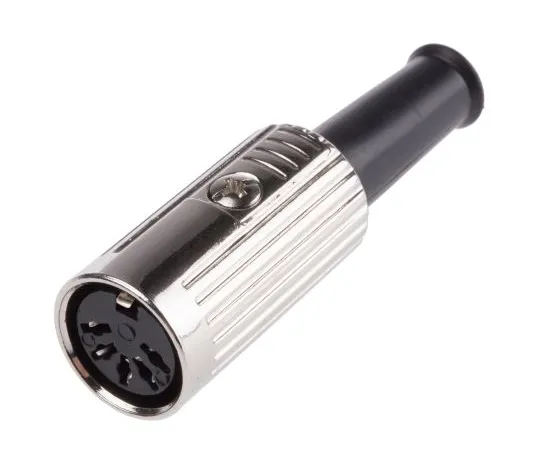 63-6674-56 RS PRO 5 Pole Din Socket, 1A, 100 V ac, Push Lock 491-217