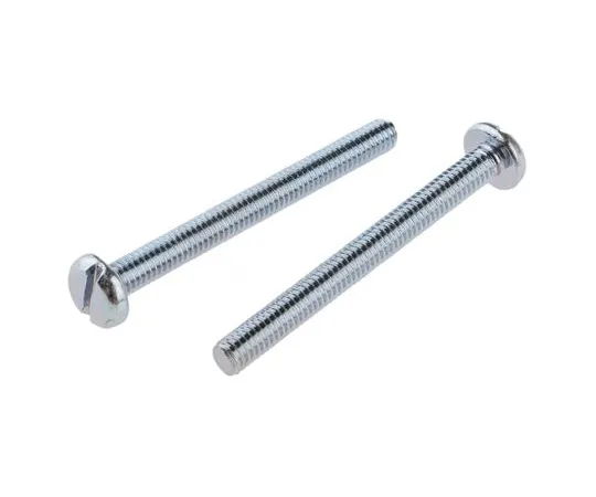 63-6705-36 RS PRO, M4 Pan Head, 40mm Steel Slot Bright Zinc Plated 560-041