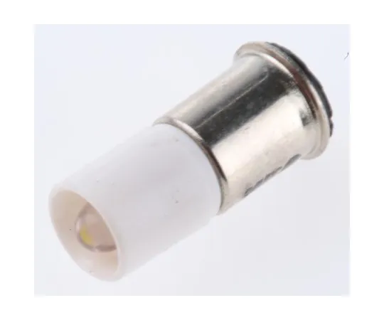 63-6583-85 LED Reflector Bulb, Midget Flange, White, Single Chip, 6mm dia., 24V dc 207-078