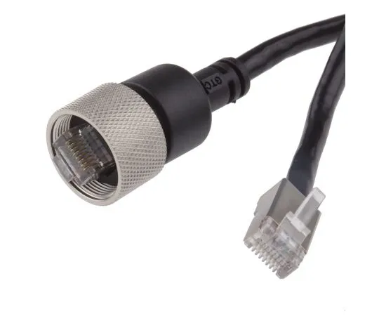 63-6780-75 RS PRO Black Cat5e Cable Shielded, 2m Male RJ45/Male RJ45 Terminated 111-6741