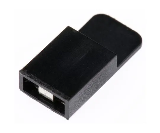 63-6591-23 Amphenol FCI Jumper Female Straight Black Closed Top, Handle Pull 2.54mm Pitch 217-873