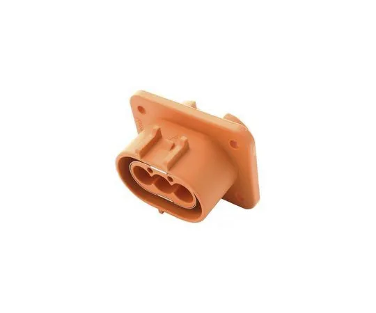 63-6942-58 Connector 1 Row 3 Pole 7.5 to 70 A 800 V ac Male Orange ELR3A04C10-737485-3AP4