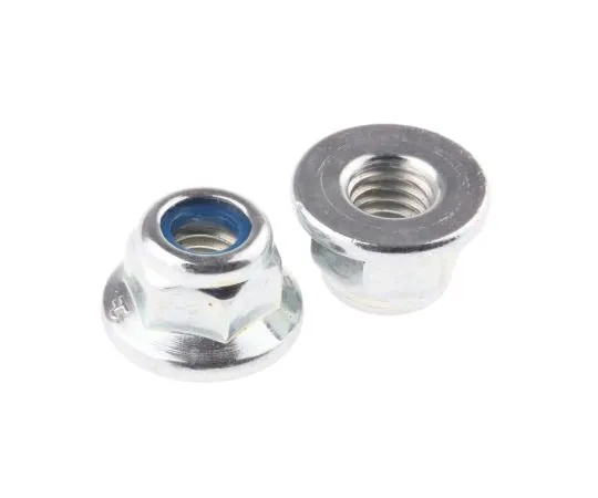 63-6609-76 RS PRO, M5, Bright Zinc Plated Steel Nylon Insert Lock Nut 275-608