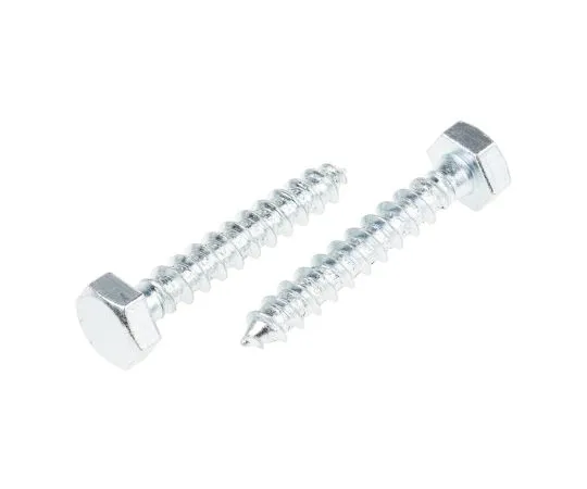 63-6732-91 RS PRO Hex Coach Screw, Steel Bright Zinc Plated, 10mm x 60mm 825-051