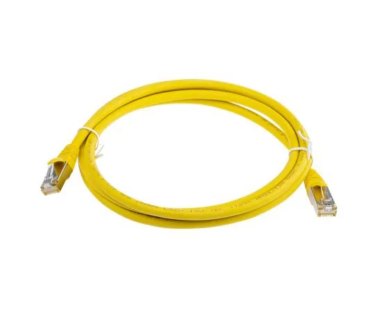 63-6704-14 RS PRO Yellow Cat6 Cable, FTP, Male RJ45/Male RJ45, Terminated, 2m 557-290