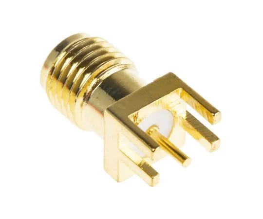 63-6991-27 RF Solutions Straight SMA Connector, Solder Termination, Reverse Polarity CON-SMA-EDGE-SRP