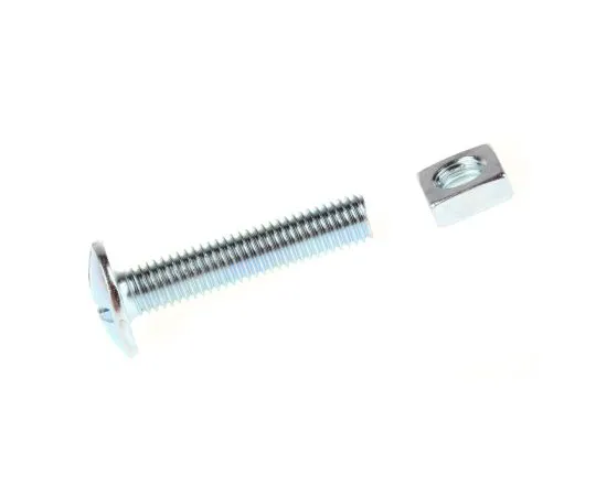 63-6611-27 Bright Zinc Plated Steel Roofing Bolt, M8 x 40mm 277-711