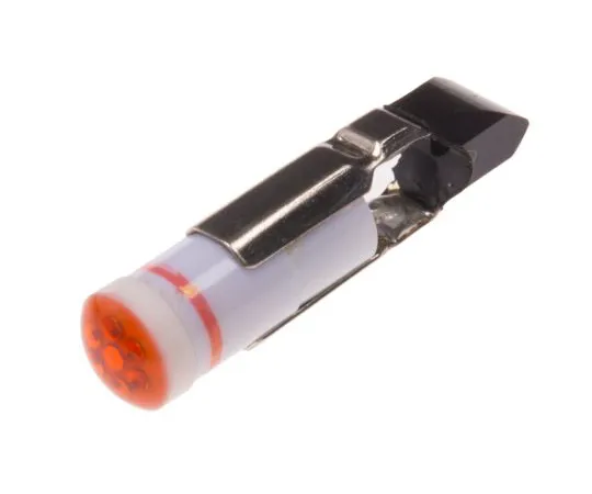 63-6581-94 LED Reflector Bulb, Telephone Slide, Red, Multichip, 5.5mm dia., 24V dc 204-502