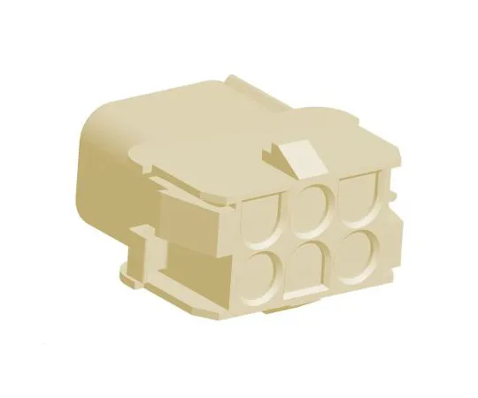 63-6961-32 Connector Housing Female 6 Pole 2 Row 6.35 mm Maiten Lock 2178773-1