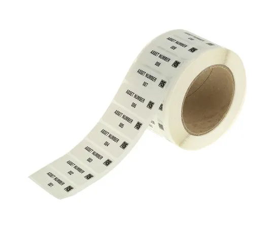 63-6675-20 RS PRO Adhesive Pre-Printed Adhesive Label-Asset Number-. Quantity: 999 494-534