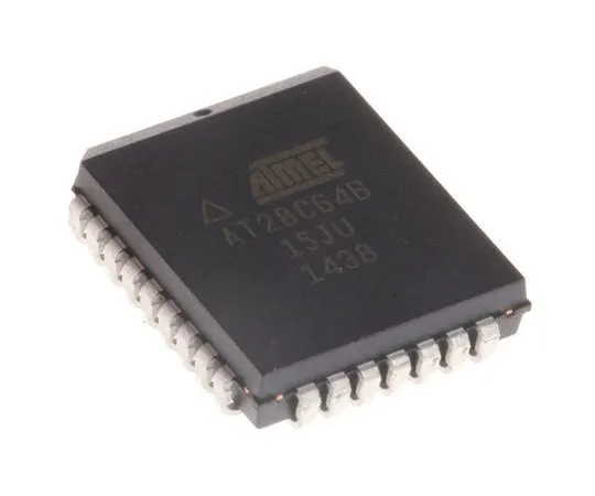 63-7013-69 Microchip Technology AT28C64B-15JU, 64kbit Parallel EEPROM Memory, 150ns 32-Pin PLCC Parallel AT28C64B-15JU