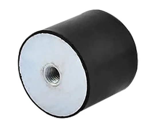 63-7006-12 RS PRO Cylindrical M12 Zinc Plated Steel Anti-Vibration Mount 270.24 Compression Load ,75mm dia. Rubber +100°C 126-3547