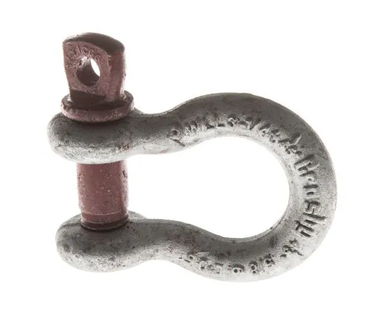 63-6715-56 RS PRO Bow Shackle, Zinc Plated Steel, 3.25t 674-106