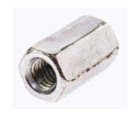 63-6610-16 18mm Bright Zinc Plated Steel Coupling Nut, M6 276-522