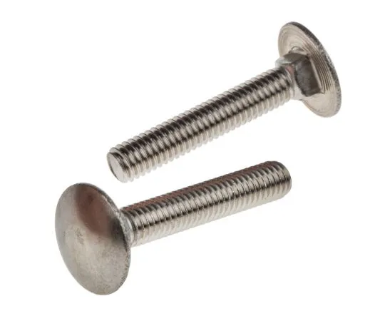 63-6833-52 Plain Stainless Steel Coach Bolt, M6 x 35mm 122-4420