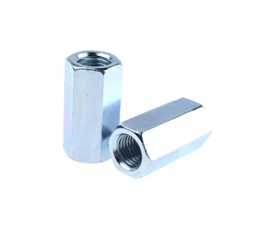 63-6610-20 60mm Bright Zinc Plated Steel Coupling Nut, M20 276-572