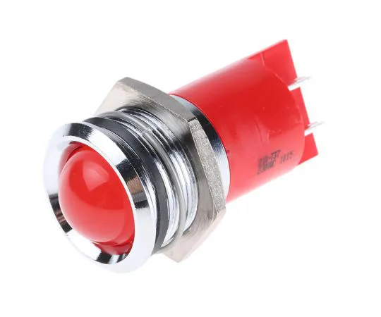 63-6586-88 RS PRO Red Indicator, 230 V ac, 22mm Mounting Hole Size, Tab Termination 210-737