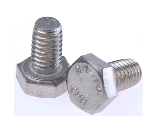 63-6576-33 Plain Stainless Steel Hex, Hex Bolt, M6 x 10mm 190-147