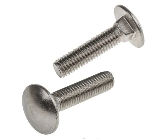 63-6833-59 Plain Stainless Steel Coach Bolt, M8 x 35mm 122-4427