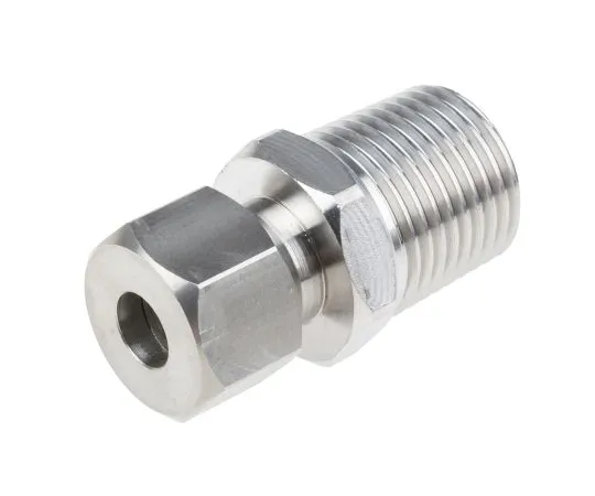 63-6899-11 RS PRO Thermocouple Compression Fitting for use with Thermocouple With 8mm Probe Diameter, 1/2 NPT 123-5579