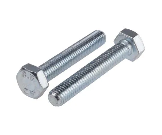 63-6609-95 Clear Passivated, Zinc Steel Hex M10 x 60mm Set Screw 276-207