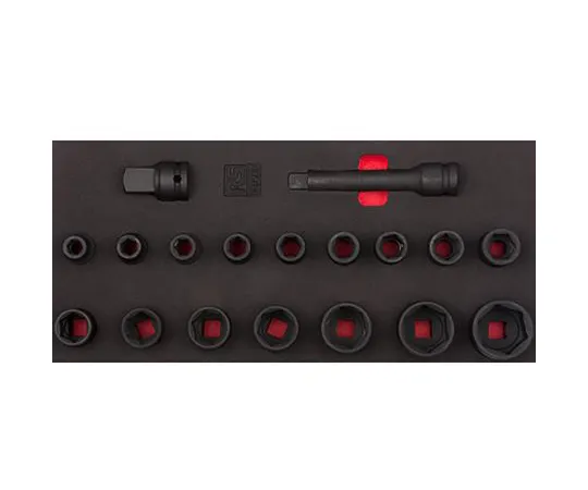 63-6978-79 RS Pro 10 → 32mm, 1/2 in Drive Impact Socket Set Square, 125 (C61-74) mm, 38 (C62-H10) mm, 38 (C62-H11) mm, 38 125-3055