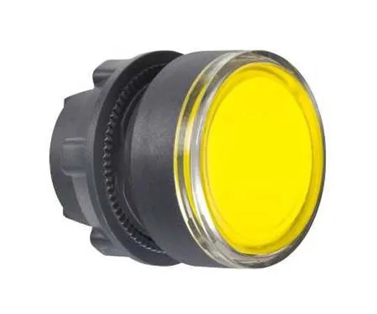 63-7038-88 Schneider Electric Harmony XB5 Series, Yellow Push Button Head, Spring Return, 22mm Cutout ZB5AH083