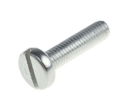 63-6576-12 RS PRO, M6 Pan Head, 25mm Stainless Steel Slot A4 316 Plain 189-541