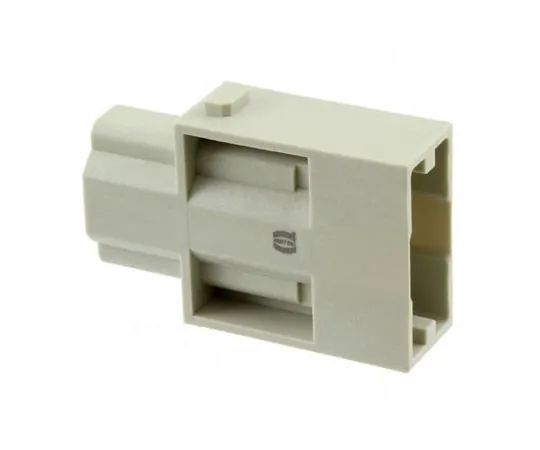 63-6974-86 Han-Modular Series Male Module Without Contacts, 1 Way, 1 Row, Rated At 100A, 830 V 9140013031