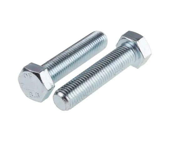 63-6610-06 Clear Passivated, Zinc Steel Hex M16 x 70mm Set Screw 276-308