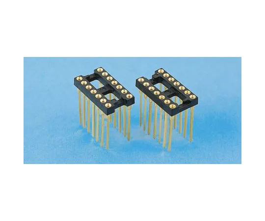 63-7335-99 E-TEC 2.54mm Pitch Vertical 14 Way, Through Hole Turned Pin Open Frame IC Dip Socket POS-314-S003-55