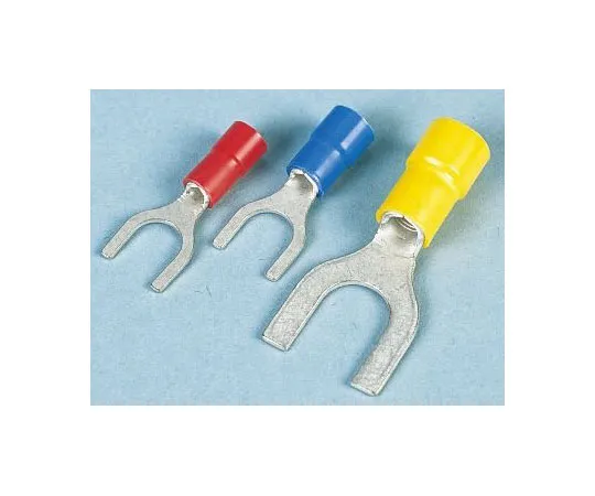 63-7334-40 JST FVWS1.25 Series Insulated Crimp Spade Connector, 0.2mm² to 1.65mm², 22AWG to 16AWG, M4 (#8) Stud Size Vinyl, Red FVWS1.25-S4A(LF)