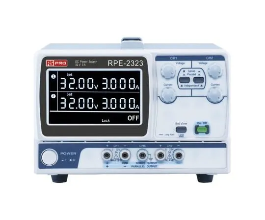 63-6838-09 RS PRO Bench Power Supply, 192W, 2 Output, 0 → 30V, 3A 122-5037