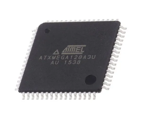 63-7029-59 Microchip, 8/16bit AVR Microcontroller, 32MHz, 128 + 8 kB Flash, 64-Pin TQFP ATXMEGA128A3U-AU