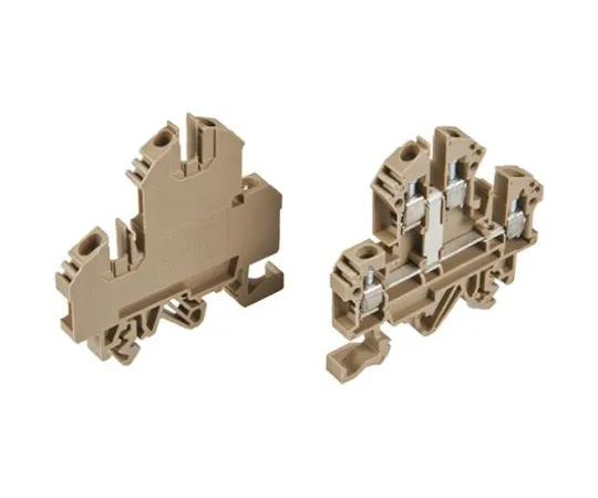 63-6679-25 RS PRO Brown Standard Din Rail Terminal, 22 → 10 AWG, 0.2 → 4mm², 500 V 501-998