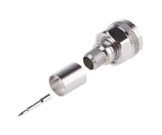63-6968-42 Telegartner 50Ω Straight Cable Mount N Type Connector, Plug, Crimp Termination, 0 → 11GHz, RG213/U J01020A0107