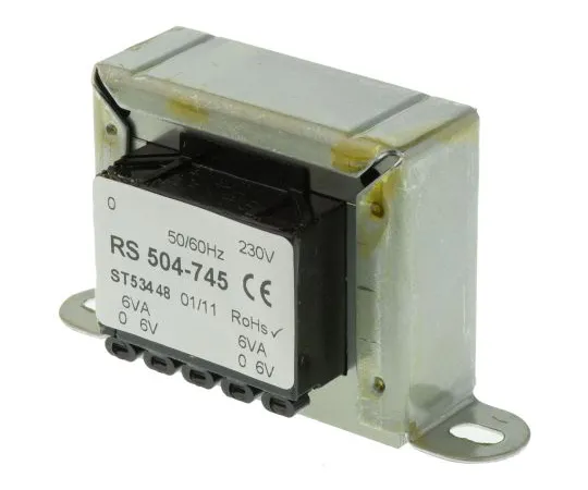 63-6680-80 RS PRO 12VA 2 Output Chassis Mounting Transformer, 6V ac 504-745