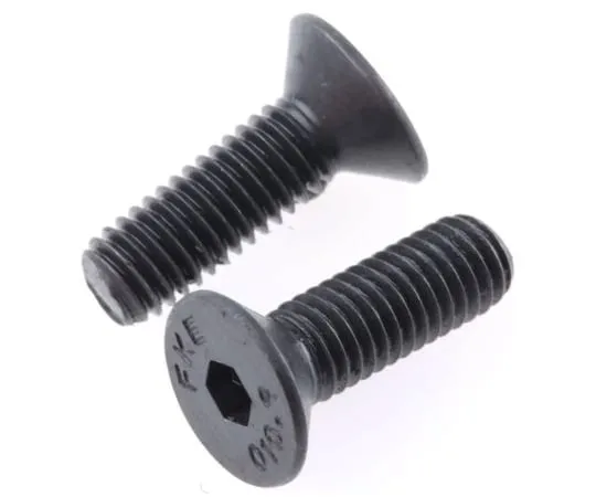 63-6612-85 RS PRO M5 x 16mm Hex Socket Countersunk Screw Black, Self-Colour Steel 281-473