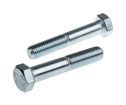 63-6612-22 Clear Passivated, Zinc Steel Hex Bolt, M12 x 90mm 279-846