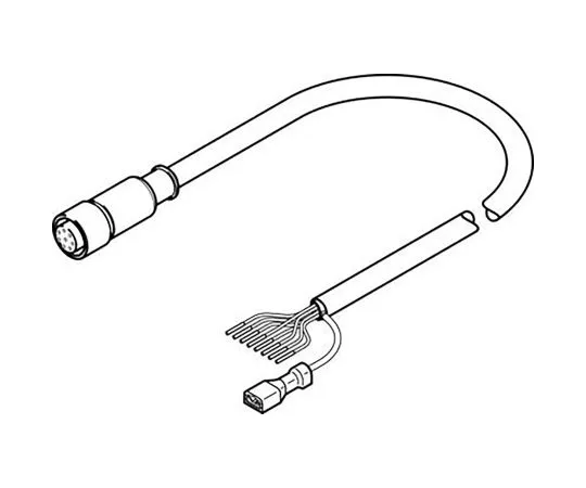 63-6997-37 Festo Cable Lead NEBM-M12G8-E-10-LE8