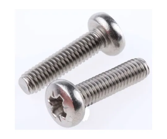 63-6696-37 RS PRO, M4 Pan Head, 16mm Stainless Steel Pozidriv A2 304 Plain 528-839