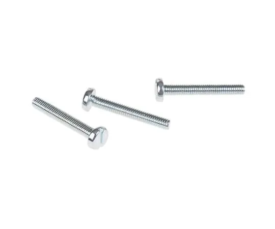 63-6705-64 RS PRO, M3 Pan Head, 20mm Steel Slot Bright Zinc Plated 560-798