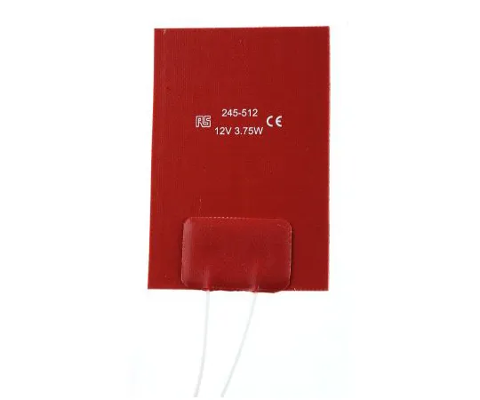 63-6602-95 RS PRO Silicone Heater Mat, 3.75 W, 50 x 75mm, 12 V dc 245-512
