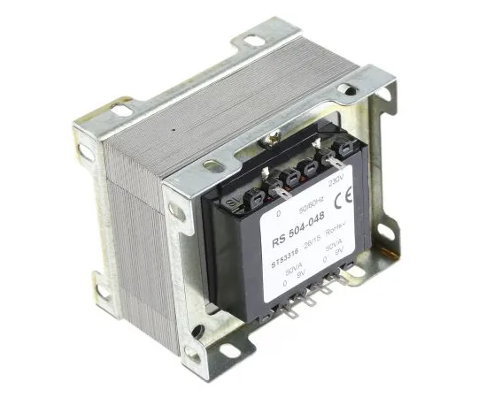 63-6679-90 RS PRO 100VA 2 Output Chassis Mounting Transformer, 9V ac 504-048