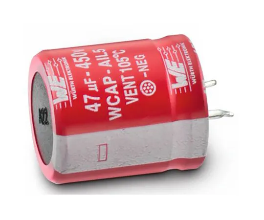 63-6969-40 Wurth Elektronik 680μF 450V dc Aluminium Electrolytic Capacitor, Through Hole 35 (Dia.) x 63mm +105°C 35mm 10mm 861111486038