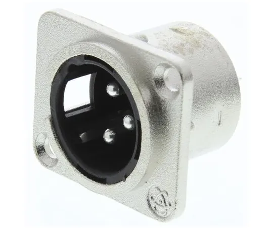 63-6653-99 RS PRO Panel Mount XLR Connector, Male, 3 Way 458-036