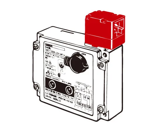 62-4755-24 Electromagnetic lock/safety door switch D4BL D4BL-2DRG